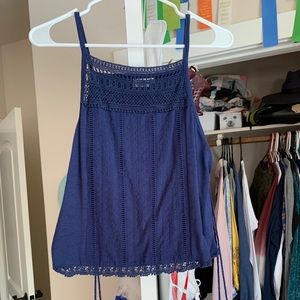 Navy blue tank top